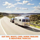 Dual Hitch Ball Mount Tongue Multi Use 2" Tow Bar Trailer Camper Bike Rack 4WD