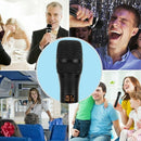 2PCS UHF Wireless Handheld Microphone System with Rechargeable Receiver Karaoke
