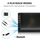 7" Double 2 DIN Bluetooth Head Unit Car Stereo Touch Screen Radio FM/TF/USB/AUX