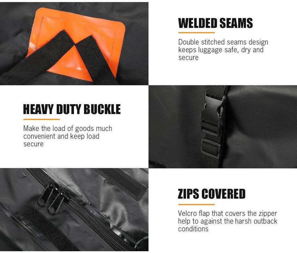 Waterproof Car Roof Top Rack Carrier Cargo Bag Luggage Storage Cube Bag Travel