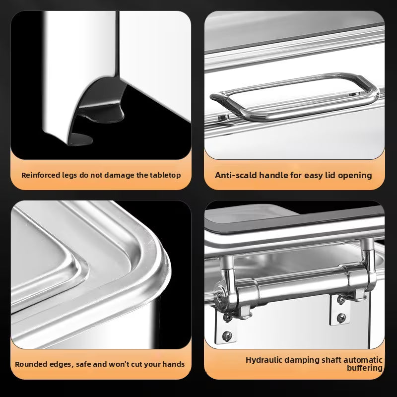 9L Stainless Steel Catering Chafing Dish Food Warmer