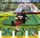 Inflatable Camping Mattress, 2-Person with Built-in Foot Pump