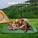 Inflatable Camping Mattress, 2-Person with Built-in Foot Pump