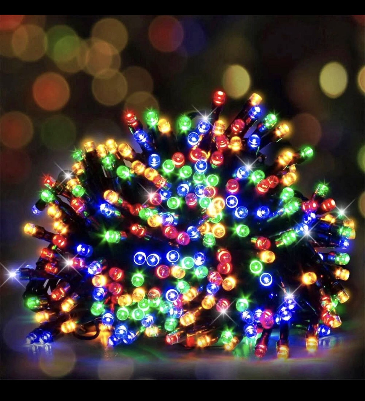 22m solar string lights 200 LED