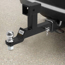 Dual Hitch Ball Mount Tongue Multi Use 2" Tow Bar Trailer Camper Bike Rack 4WD