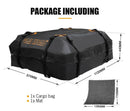 Waterproof Car Roof Top Rack Carrier Cargo Bag Luggage Storage Cube Bag Travel