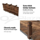 Garden Wooden Rustic Bridge Decoration Decor Outdoor Ornaments Yard