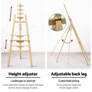 Easel Stand Painting Easels Wedding Wood Tripod Stand Display 147Cm 175Cm