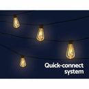 Jingle Jollys 23M-95M Festoon Lights LED String Waterproof Outdoor