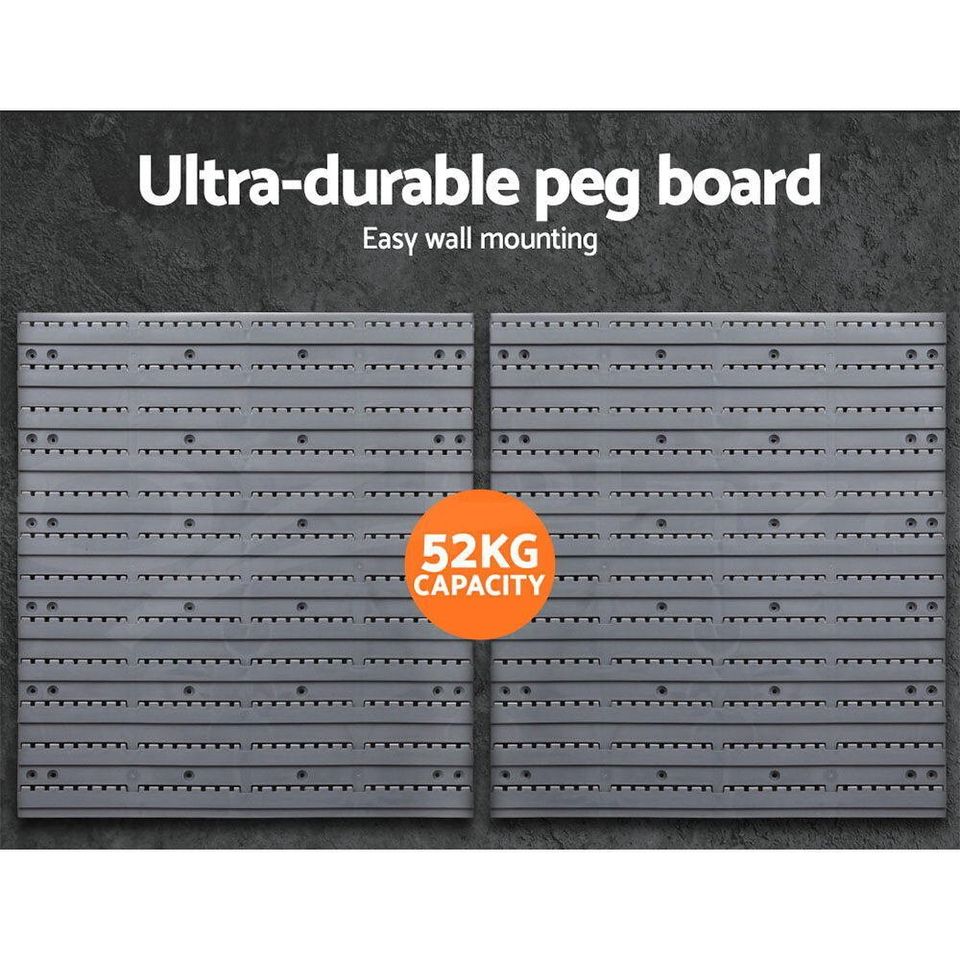 44 Storage Bin Rack Wall Mounted Tools Parts Garage Shelving Organiser