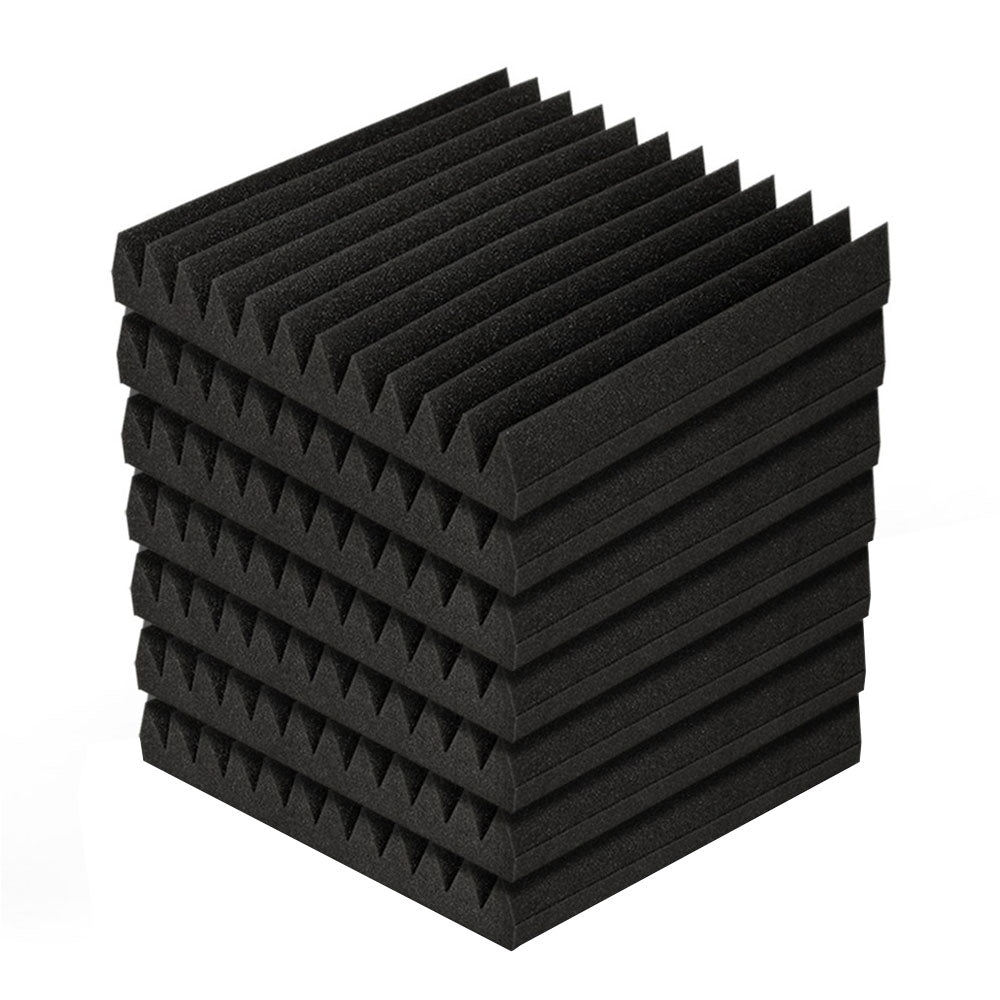 Acoustic Foam Studio Wedge Panels 30x30x5cm (40 Pack)