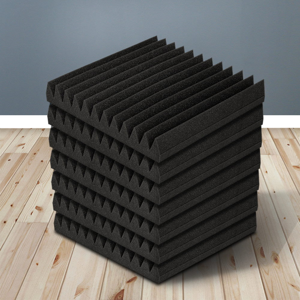 Acoustic Foam Studio Wedge Panels 30x30x5cm (40 Pack)