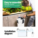 1850lph canister filter New with media and uv light
