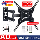 Full Motion TV Wall Mount Bracket Swivel Tilt 17 32 37 40 42 50 52 55 in LED LCD