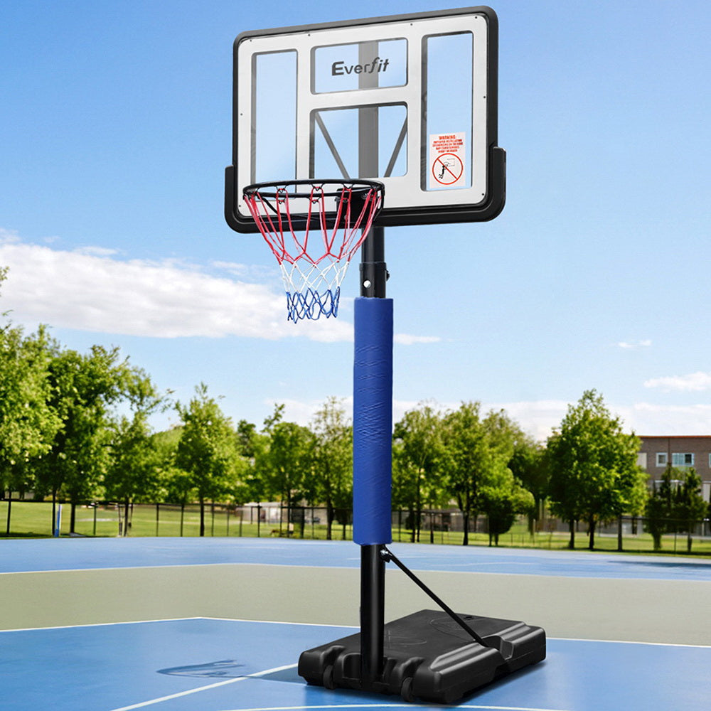 3.05m Portable Basketball Hoop Stand (Blue)