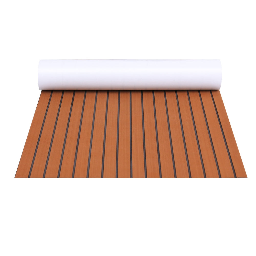 EVA Foam Boat Flooring Mat, 240 x 90cm (Dark Brown)