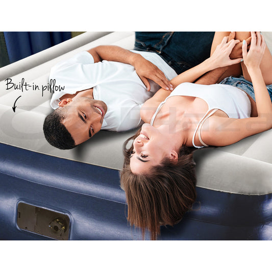 Air Bed Inflatable King Queen Single Bed Mattress Sleeping Mat with Pump