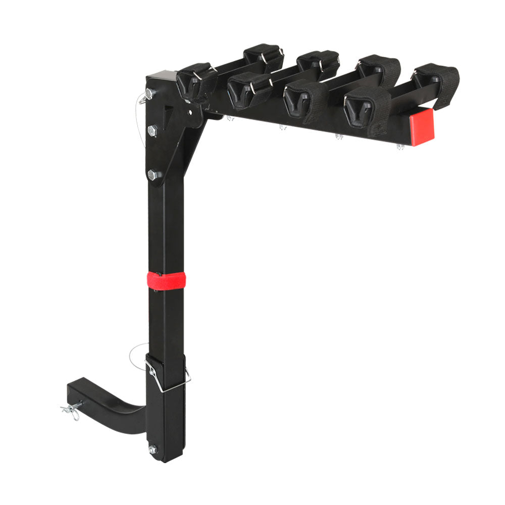 Foldable 4 Bike Carrier Rack, 2" Hitch Mount