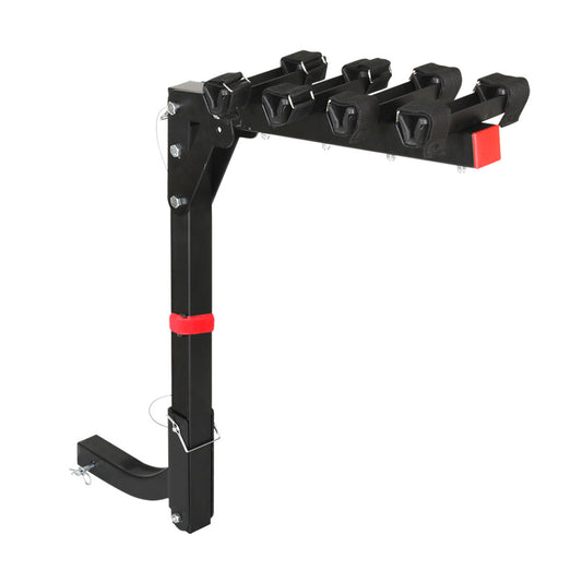 Foldable 4 Bike Carrier Rack, 2" Hitch Mount