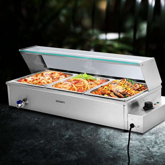 Bain Marie food warmer 3 tray new