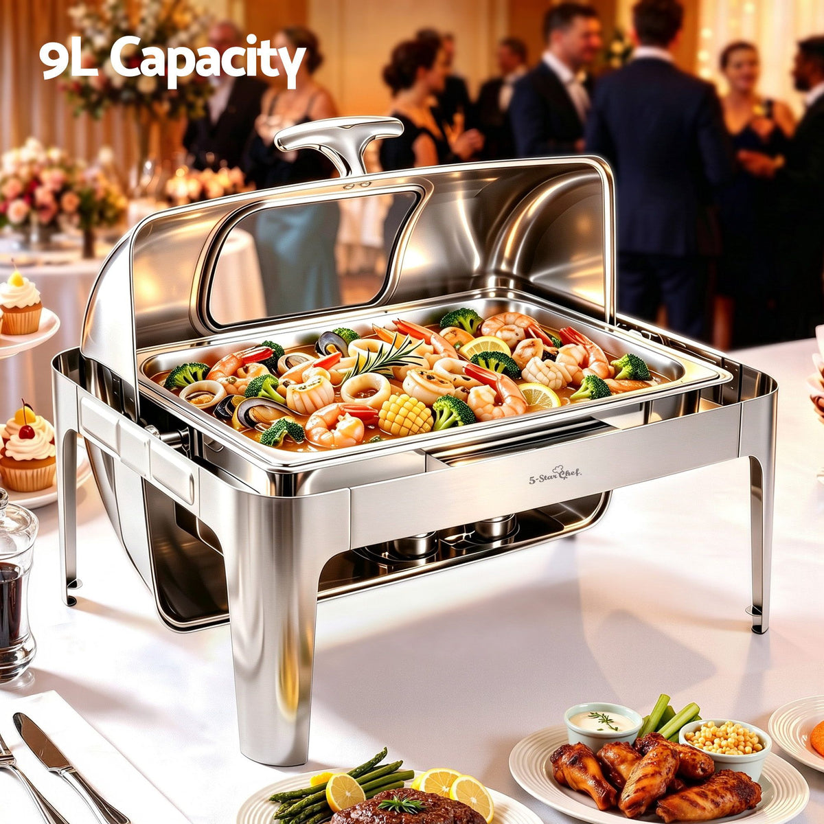 9L Chafing Dish Buffet Food Warmer
