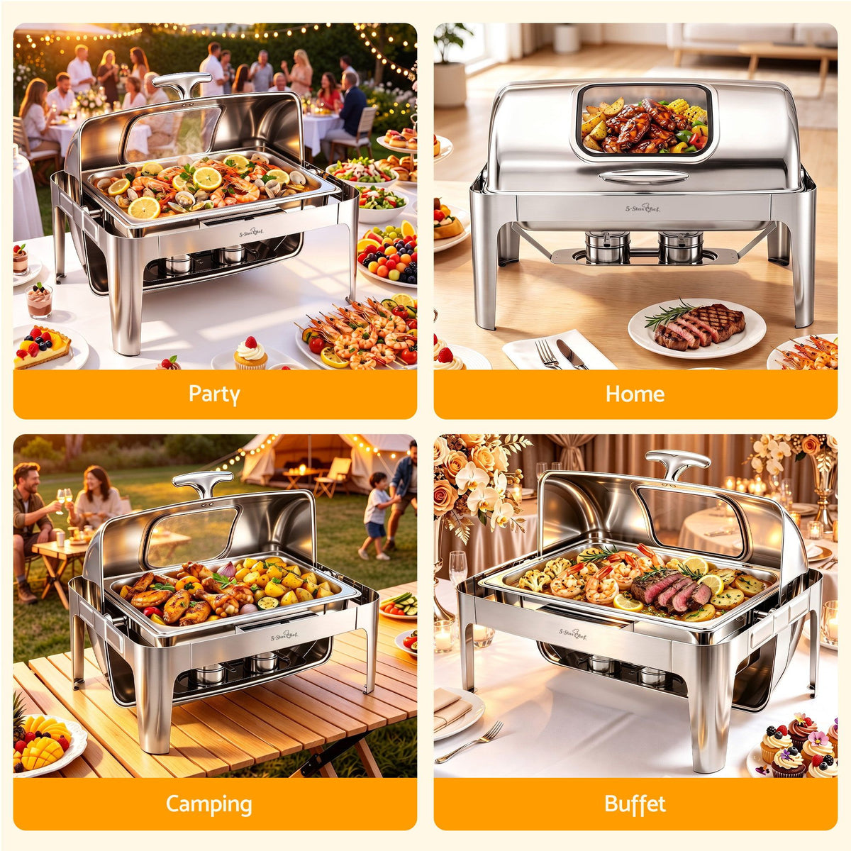 9L Chafing Dish Buffet Food Warmer