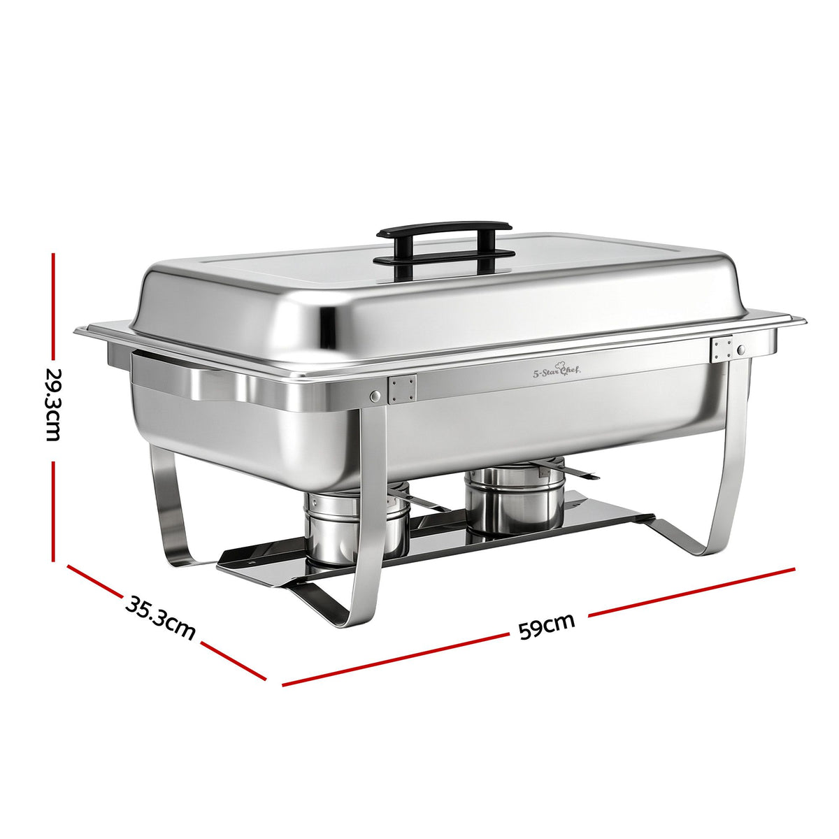 9L Chafing Dish Buffet Food Warmer, 1 Pan