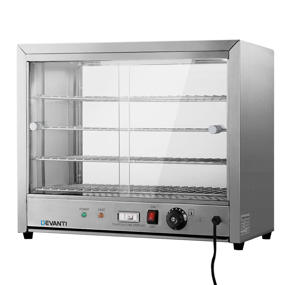 64cm Commercial Hot Food Display Showcase Cabinet