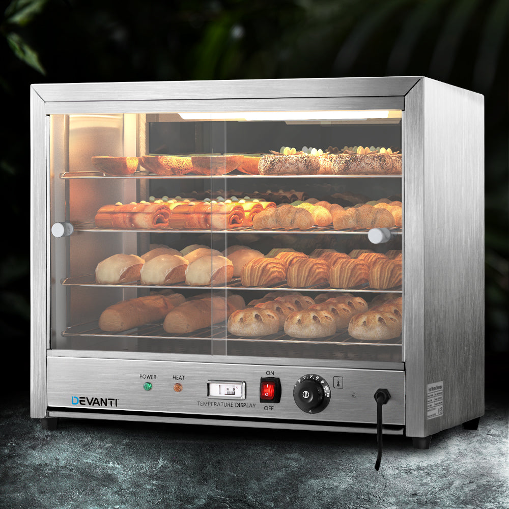 64cm Commercial Hot Food Display Showcase Cabinet
