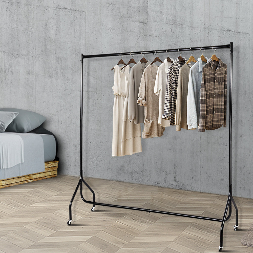 6FT Clothes Rack Airer with Wheels