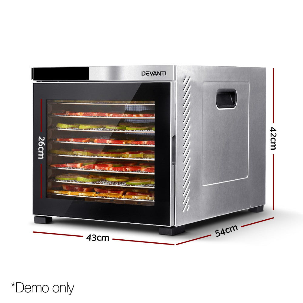 10 Tray Stainless Steel Food Dehydrator