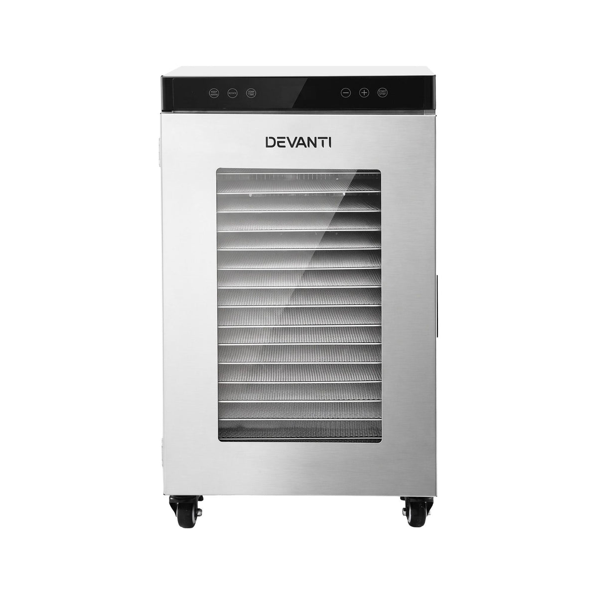 16 Tray Stainless Steel Food Dehydrator (Silver)
