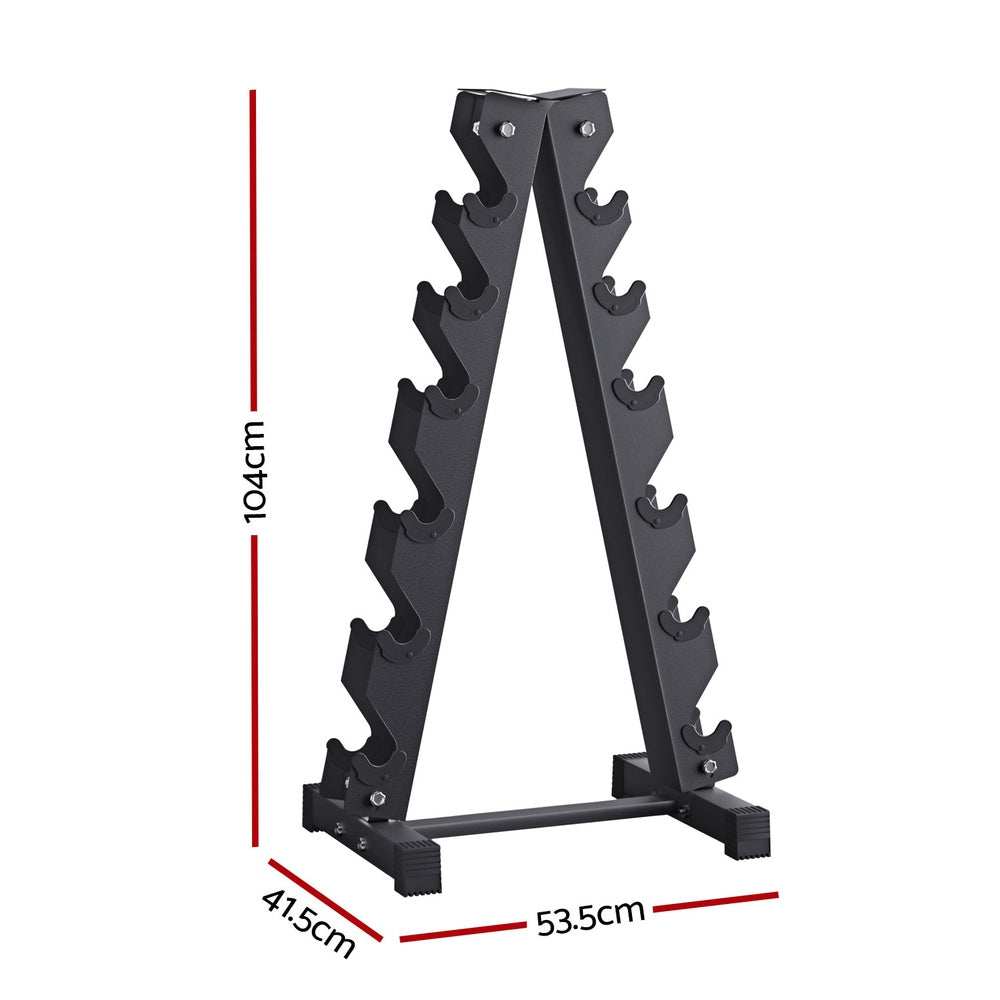 6-Tier Dumbbell Rack Stand, 200kg Capacity