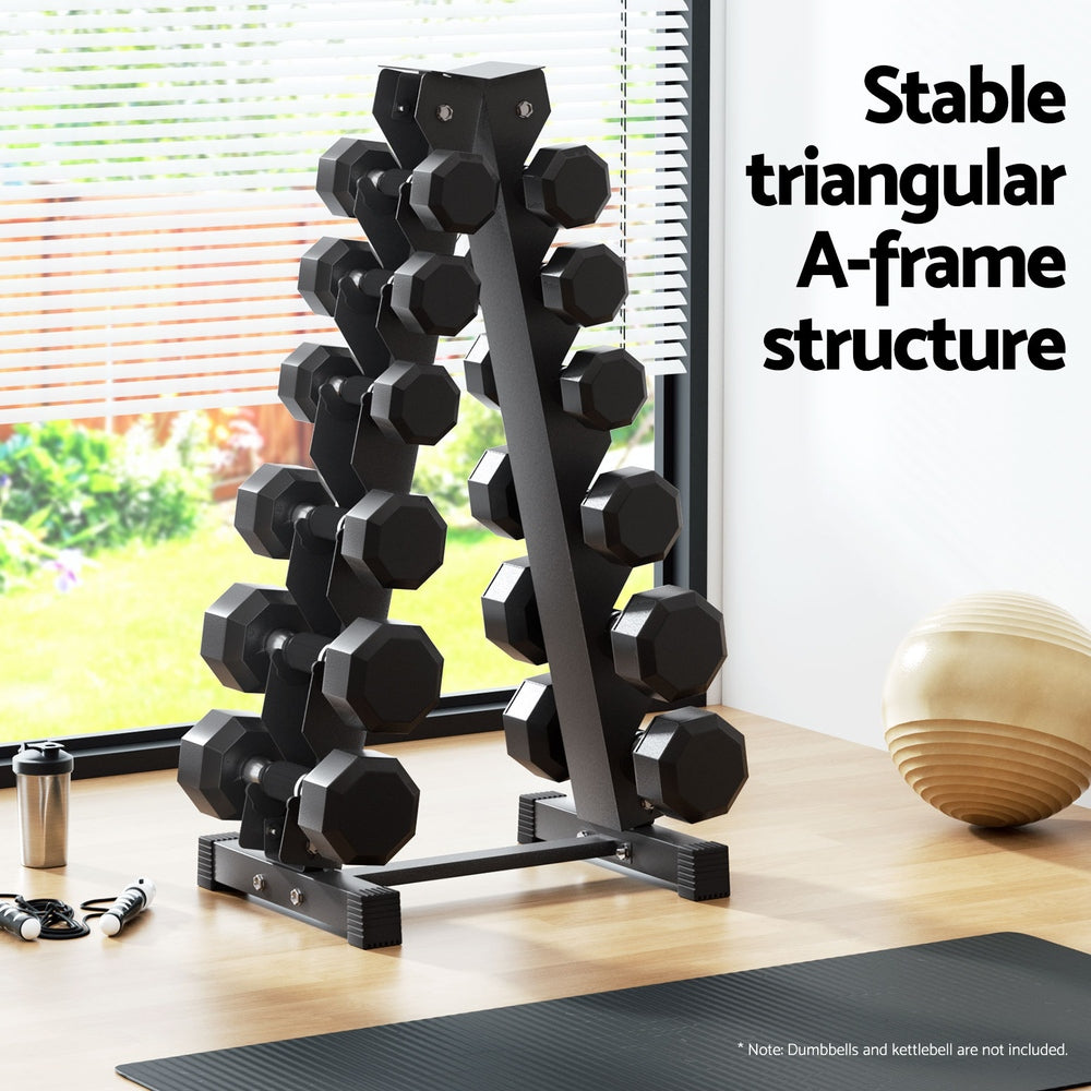 6-Tier Dumbbell Rack Stand, 200kg Capacity