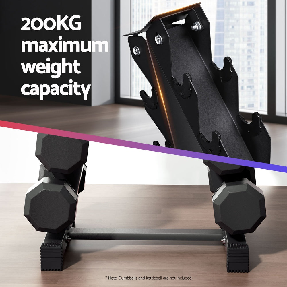 6-Tier Dumbbell Rack Stand, 200kg Capacity