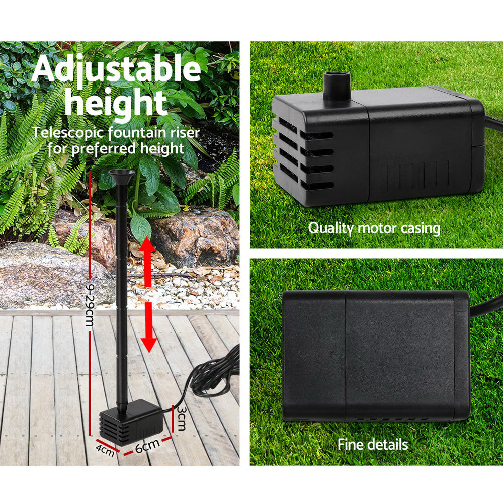 Solar Submersible Pond Fountain Pump, 4FT