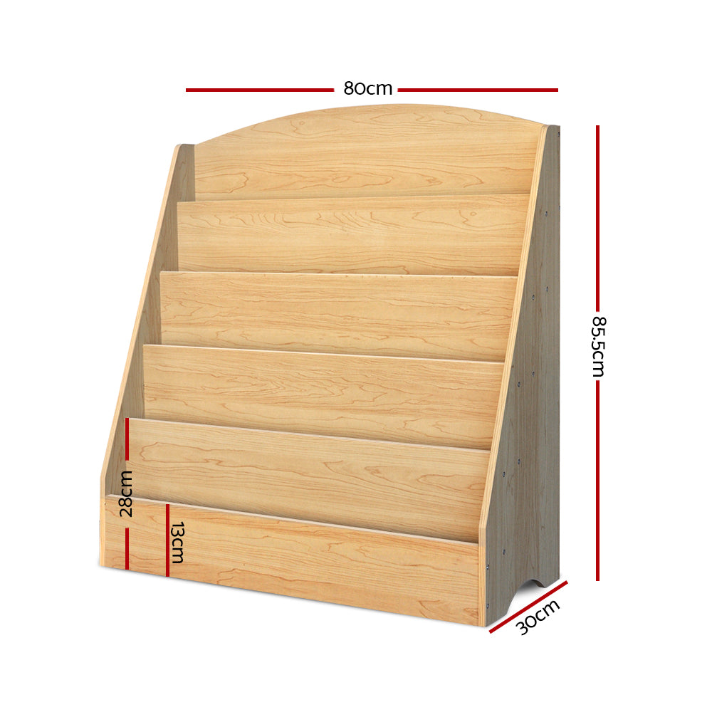5-Tier Kids Bookshelf & Magazine Organiser