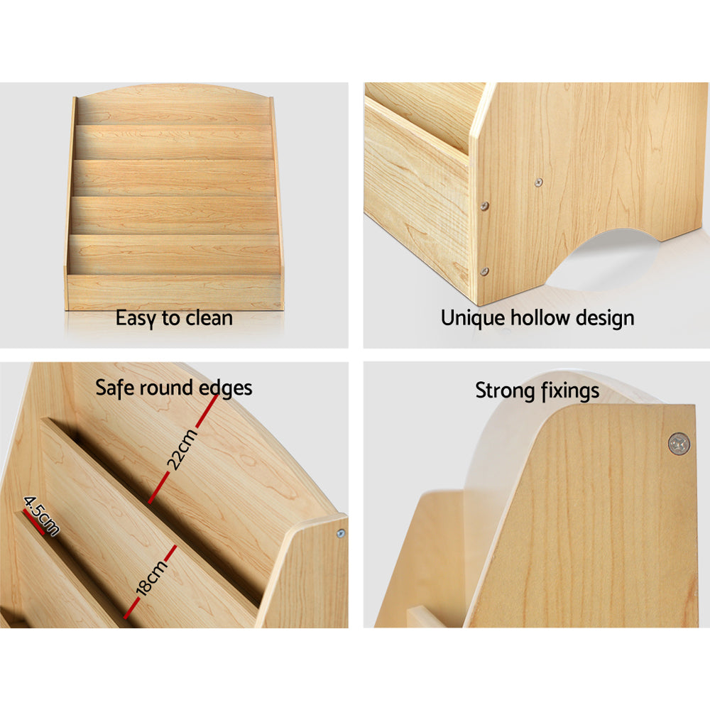 5-Tier Kids Bookshelf & Magazine Organiser