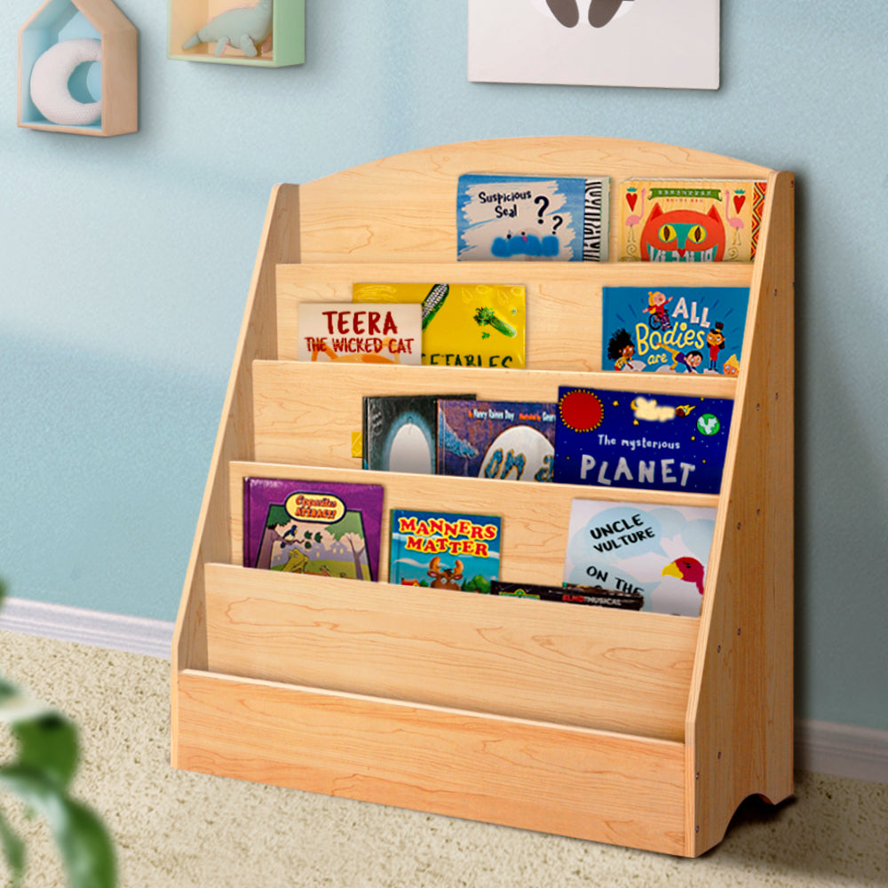 5-Tier Kids Bookshelf & Magazine Organiser