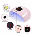 120W Nail Lamp UV LED Light Professional Nail Polish Dryer Art Gel Curing Device