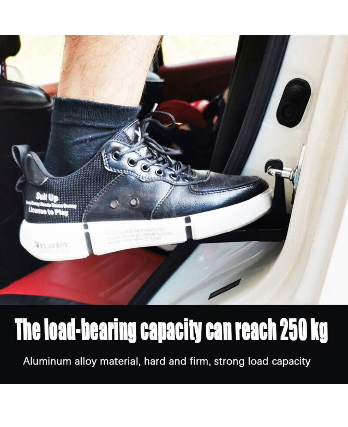 Vehicle Access Roof Of Car SUV Door Step Rooftop Doorstep Latch Pedal Hook