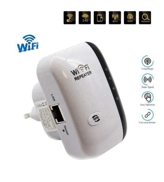 Wifi Extender Repeater Internet Signal Range Booster AP Router Wireless Ethernet