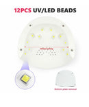 120W Nail Lamp UV LED Light Professional Nail Polish Dryer Art Gel Curing Device