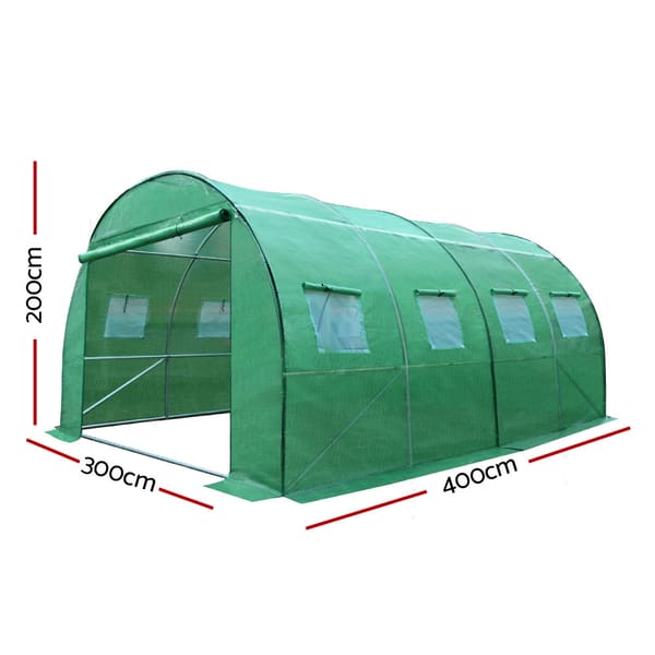Greenhouse 4x3x2M Green House Tunnel Plant Garden Shed