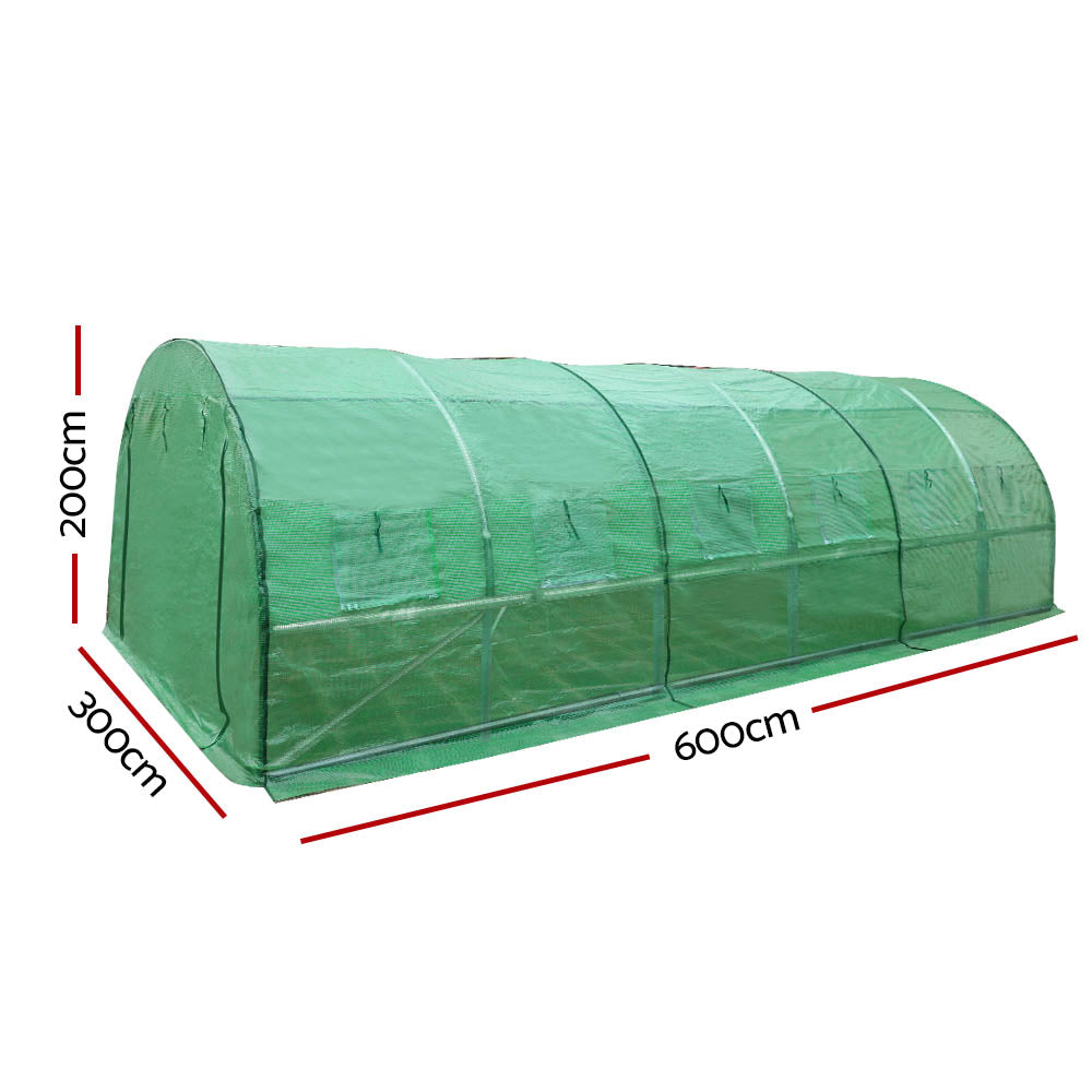Walk-In Greenhouse Tunnel, 6 x 3 x 2m
