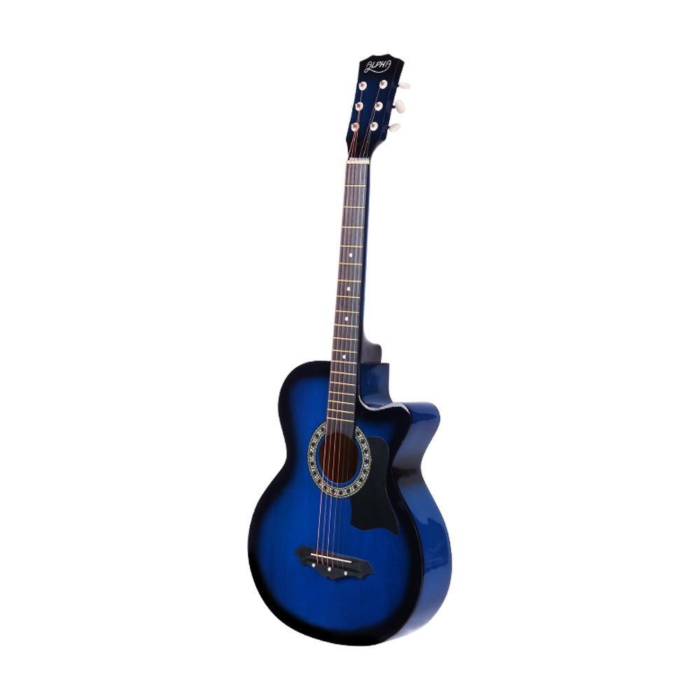 38" Acoustic Guitar, Cutaway (Blue)