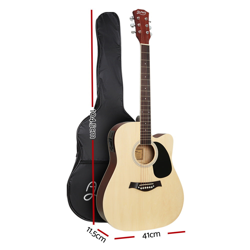41" Acoustic-Electric Guitar with Equaliser, Cutaway