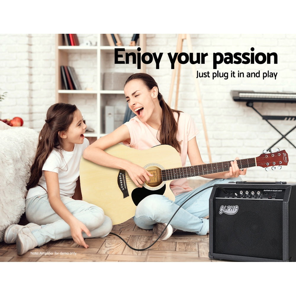 41" Acoustic-Electric Guitar with Equaliser, Cutaway