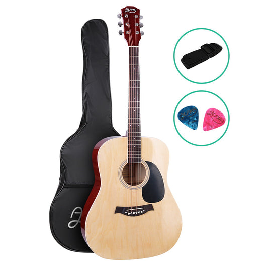 41" Dreadnought Acoustic Guitar (Natural Wood)