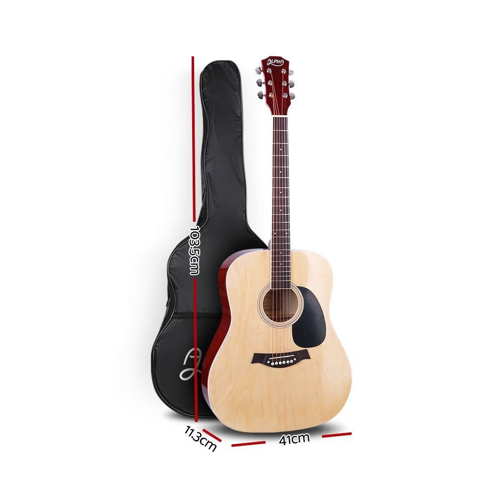 41" Dreadnought Acoustic Guitar (Natural Wood)